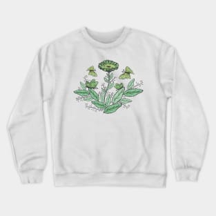 Butterfly with sunflower Crewneck Sweatshirt